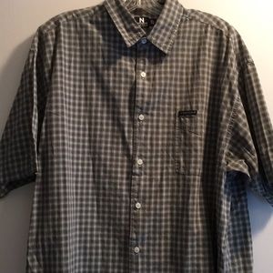 Nautica Men’s Short Sleeve Button Down SZ XL Preowned Shirt